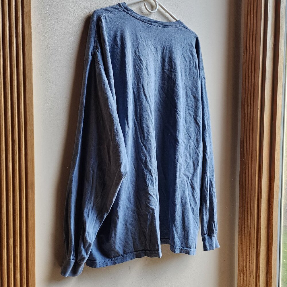 Comfort Colors Blue Long Sleeve Jersey Big & Tall Size 3XL - Picture 9 of 13